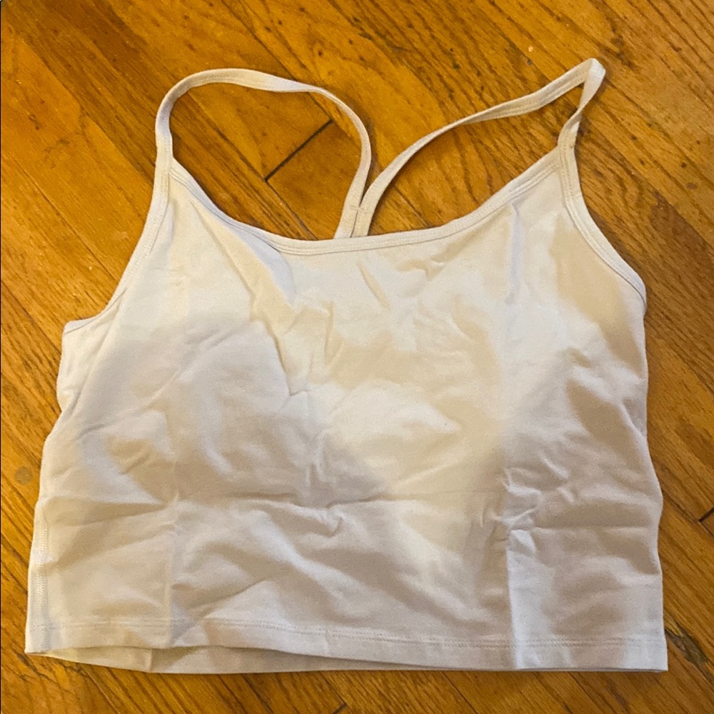 PINK Victoria's Secret Cream Bandeau Seamless Comfort